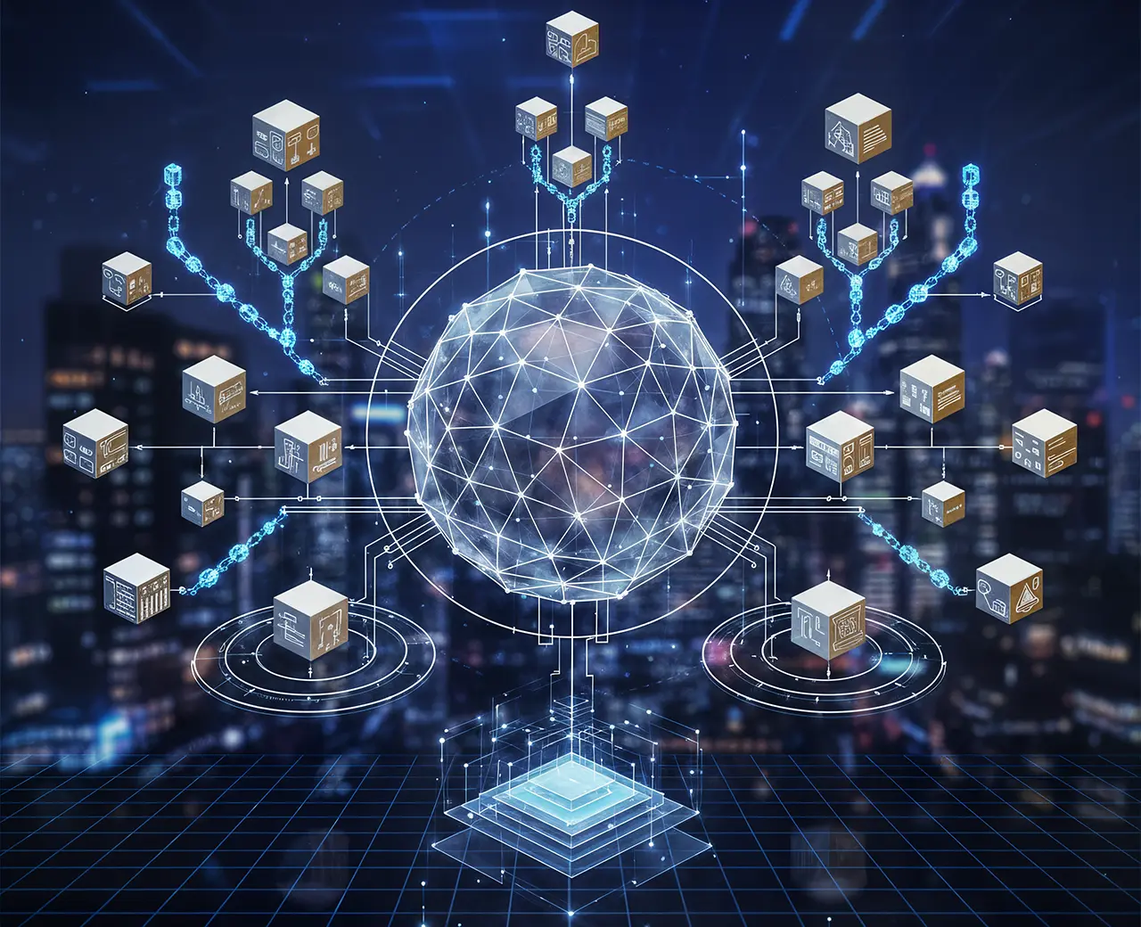 Schaubild: Von unstrukturiertem Text zu LLM-optimierten Daten