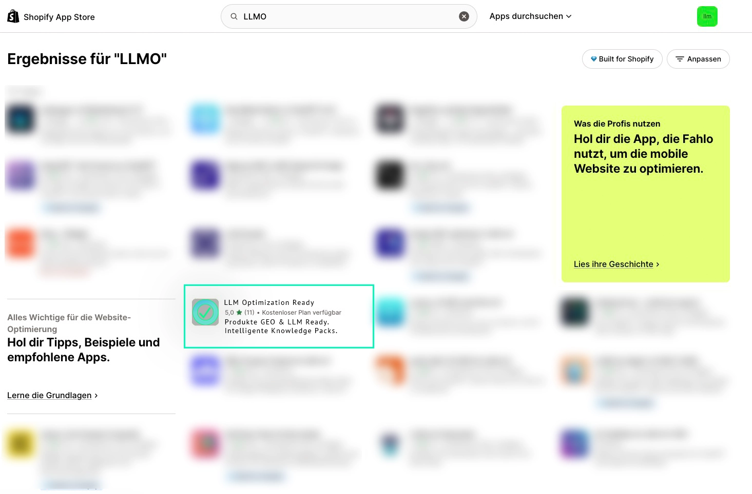 Libers Suite im Shopify App Store